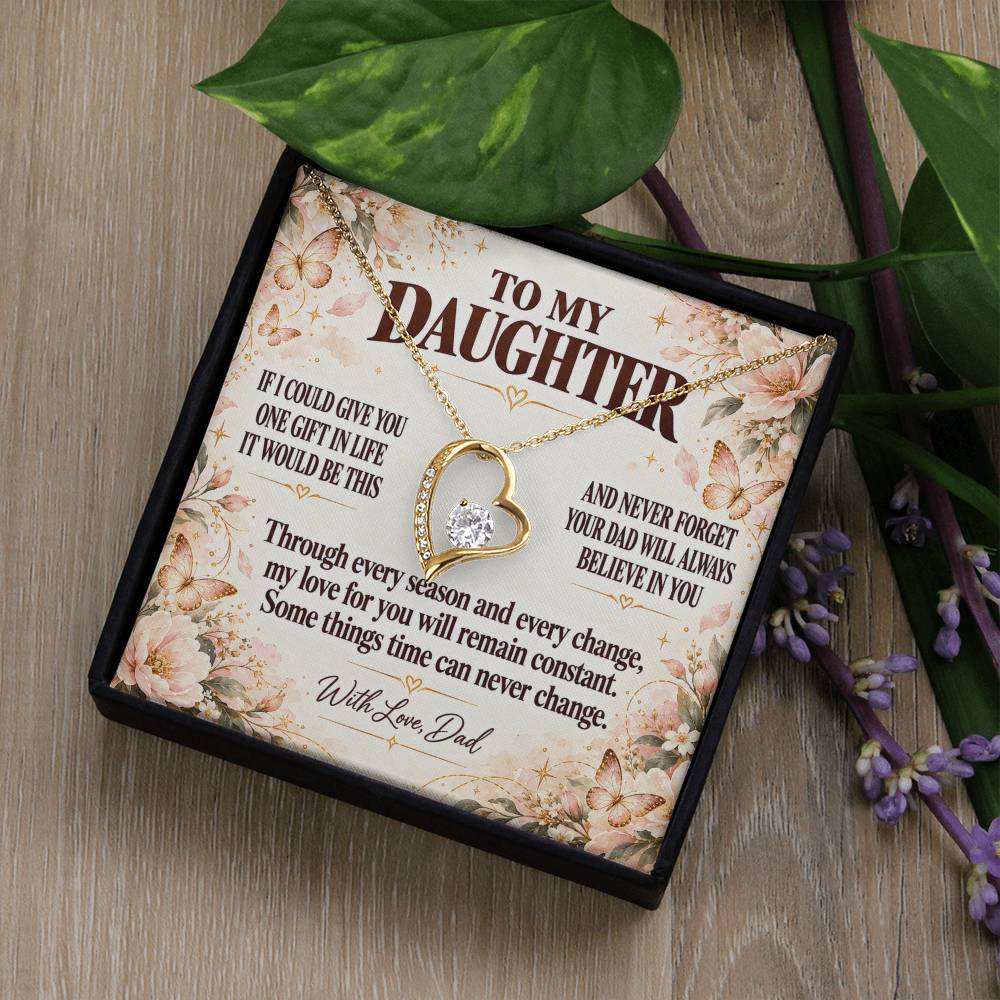 C353 - If I Could Give You One Gift It Would Be To See Yourself Through My Eyes - Forever Love Necklace