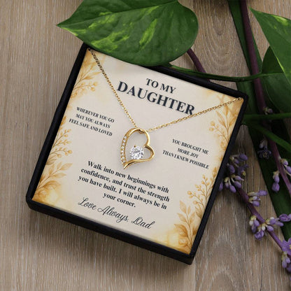 C64 - My Love Will Be Your Quiet Home Wherever Your Journey Takes You - Forever Love Necklace