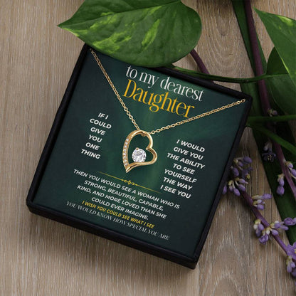 S249 - If I Could Give You One Thing – Forever Love Necklace From Dad