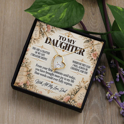 C237 - You Do Not Have To Be Perfect To Make Me Proud You Only Have To Be Yourself - Forever Love Necklace