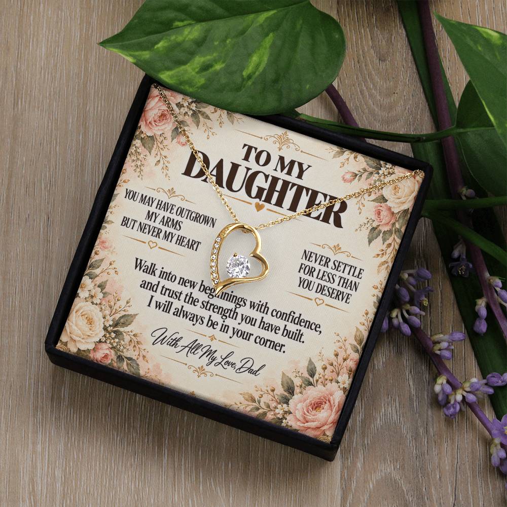 C229 - Your Life Is Yours To Create And I Will Always Be Proud Of The Woman You Become - Forever Love Necklace
