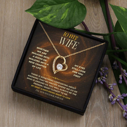 S144 - You’re Still The First Person I Look For – Forever Love Necklace From Husband