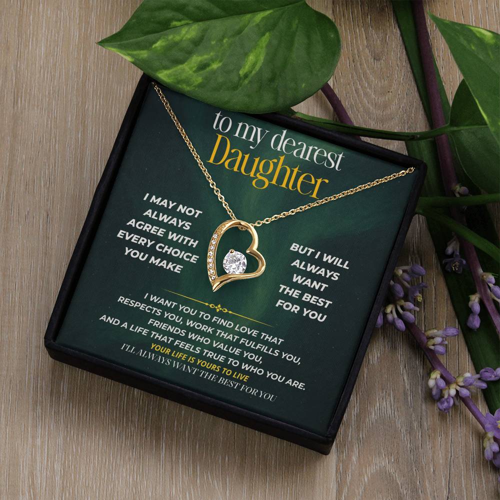 S246 - I’ll Always Want The Best For You – Forever Love Necklace From Dad