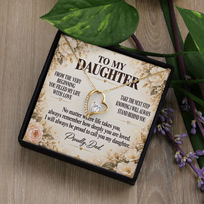 C206 - From The Very Beginning You Filled My Life With Love Pride And Joy - Forever Love Necklace