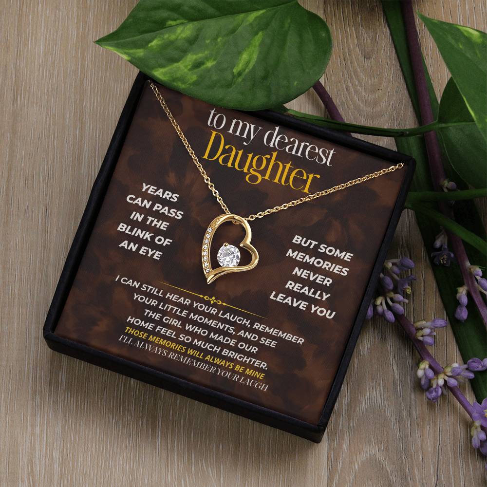 S257 - I’ll Always Remember The Sound Of Your Laugh – Forever Love Necklace From Dad