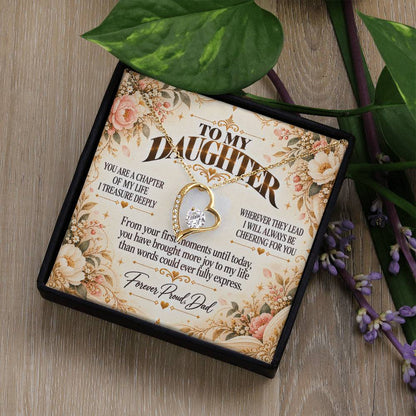 C487 - You Do Not Have To Be Perfect To Make Me Proud You Only Have To Be Yourself - Forever Love Necklace