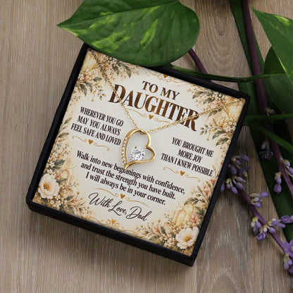 C289 - May You Always Choose The Life That Makes Your Heart Feel Free Brave And Fully Alive - Forever Love Necklace