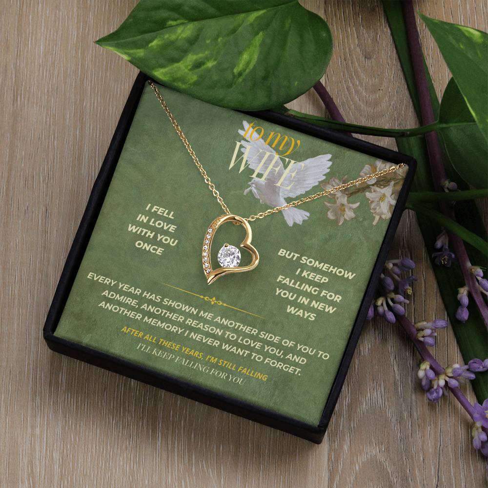 S139 - I’ll Keep Falling For You – Forever Love Necklace From Husband