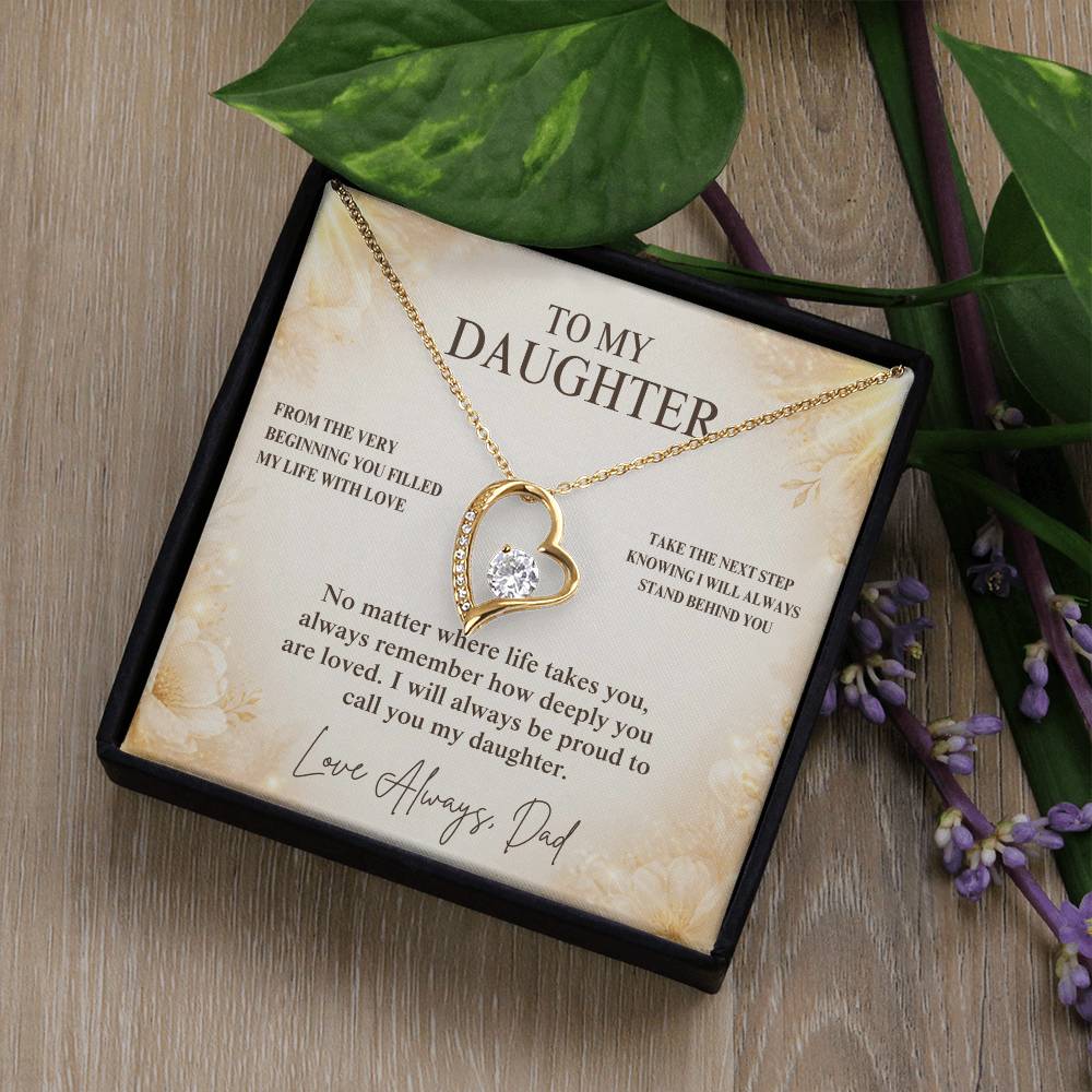 C56 - From The Very Beginning You Filled My Life With Love Pride And Joy - Forever Love Necklace