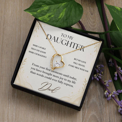 C92 - You Have A Heart Worth Protecting A Voice Worth Using And Dreams Worth Chasing - Forever Love Necklace