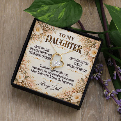 C290 - If You Ever Forget How Special You Are Remember Dad Has Never Forgotten For A Single Day - Forever Love Necklace