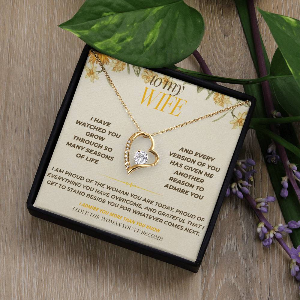 S129 - I Love The Woman You’ve Become – Forever Love Necklace From Husband
