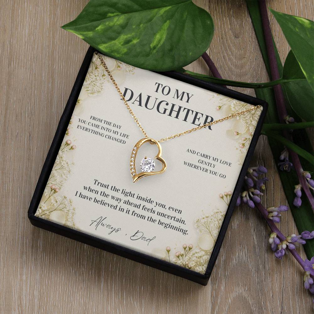 C90 - If You Ever Forget How Special You Are Remember Dad Has Never Forgotten For A Single Day - Forever Love Necklace