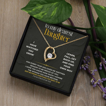 S204 - I’m So Proud Of The Woman You’ve Become – Forever Love Necklace From Dad