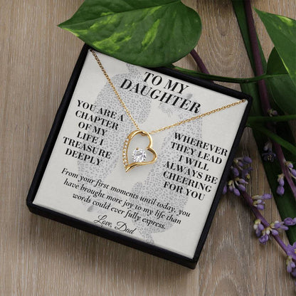 C187 - You Do Not Have To Be Perfect To Make Me Proud You Only Have To Be Yourself - Forever Love Necklace