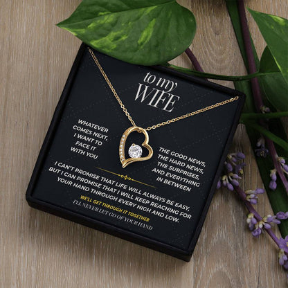 S95 - I’ll Hold Your Hand Through It All – Forever Love Necklace From Husband