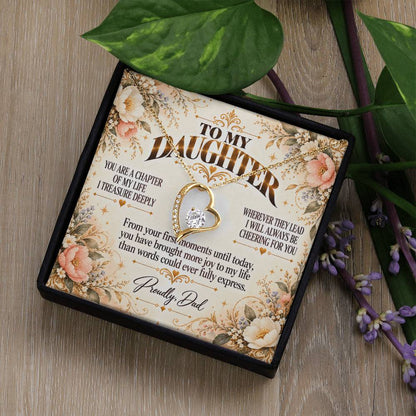 C462 - You Are The Beautiful Chapter Of My Life I Will Always Read With Pride - Forever Love Necklace