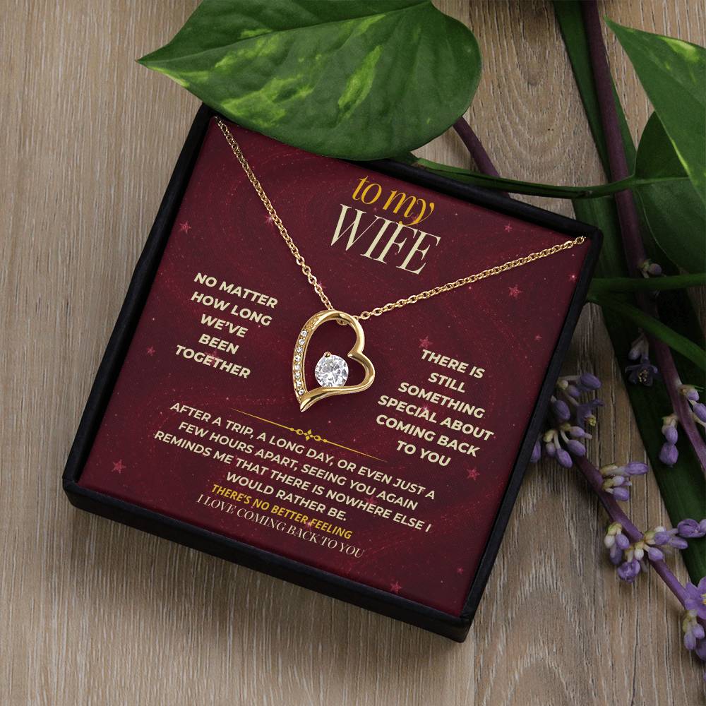 S175 - I Love Coming Back To You – Forever Love Necklace From Husband