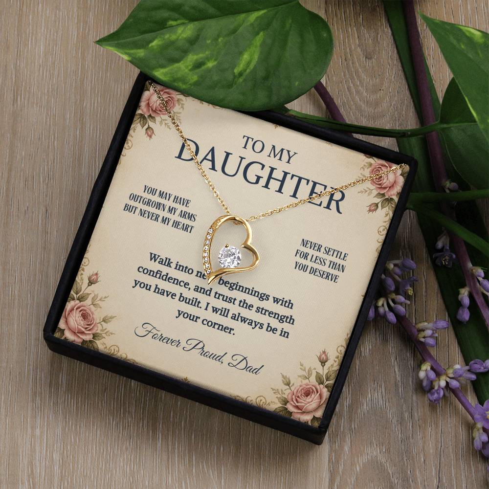 C79 - Your Life Is Yours To Create And I Will Always Be Proud Of The Woman You Become - Forever Love Necklace