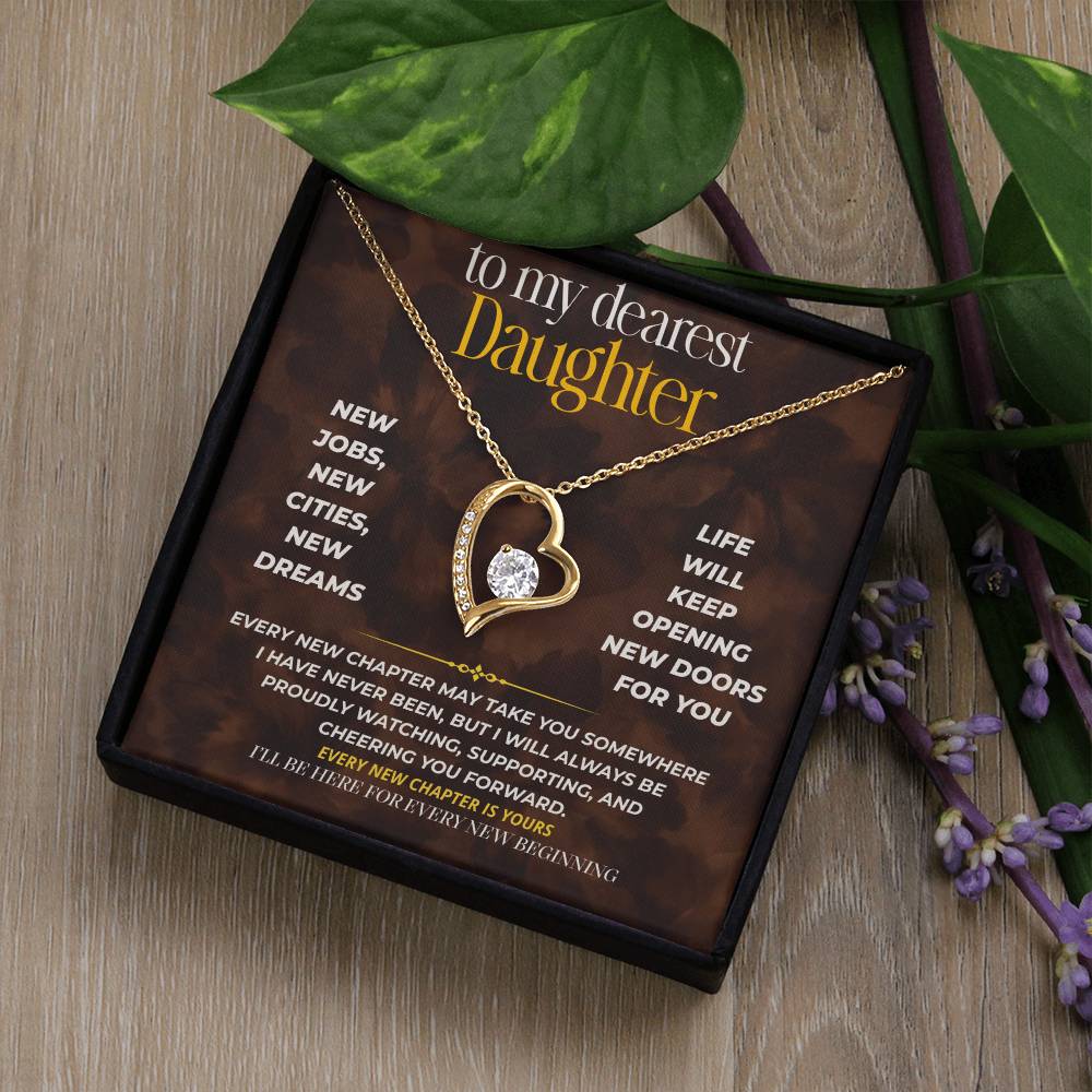 S255 - I’ll Be Here For Every New Beginning – Forever Love Necklace From Dad
