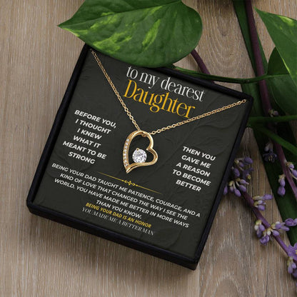S209 - You Made Me A Better Man – Forever Love Necklace From Dad