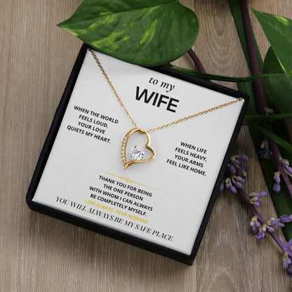 S22 - My Safe Place – Forever Love Necklace From Husband