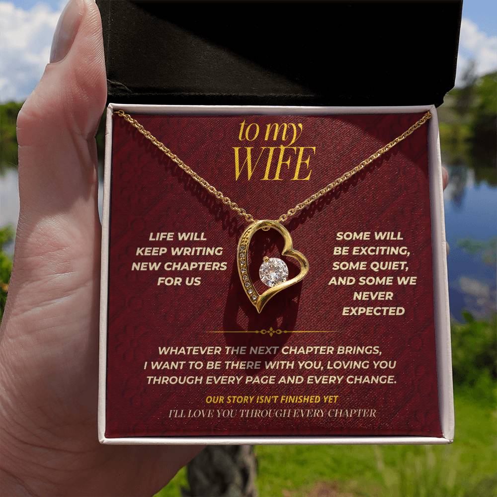 S113 - I’ll Love You In Every Chapter – Forever Love Necklace From Husband