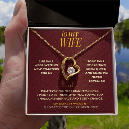 S113 - I’ll Love You In Every Chapter – Forever Love Necklace From Husband