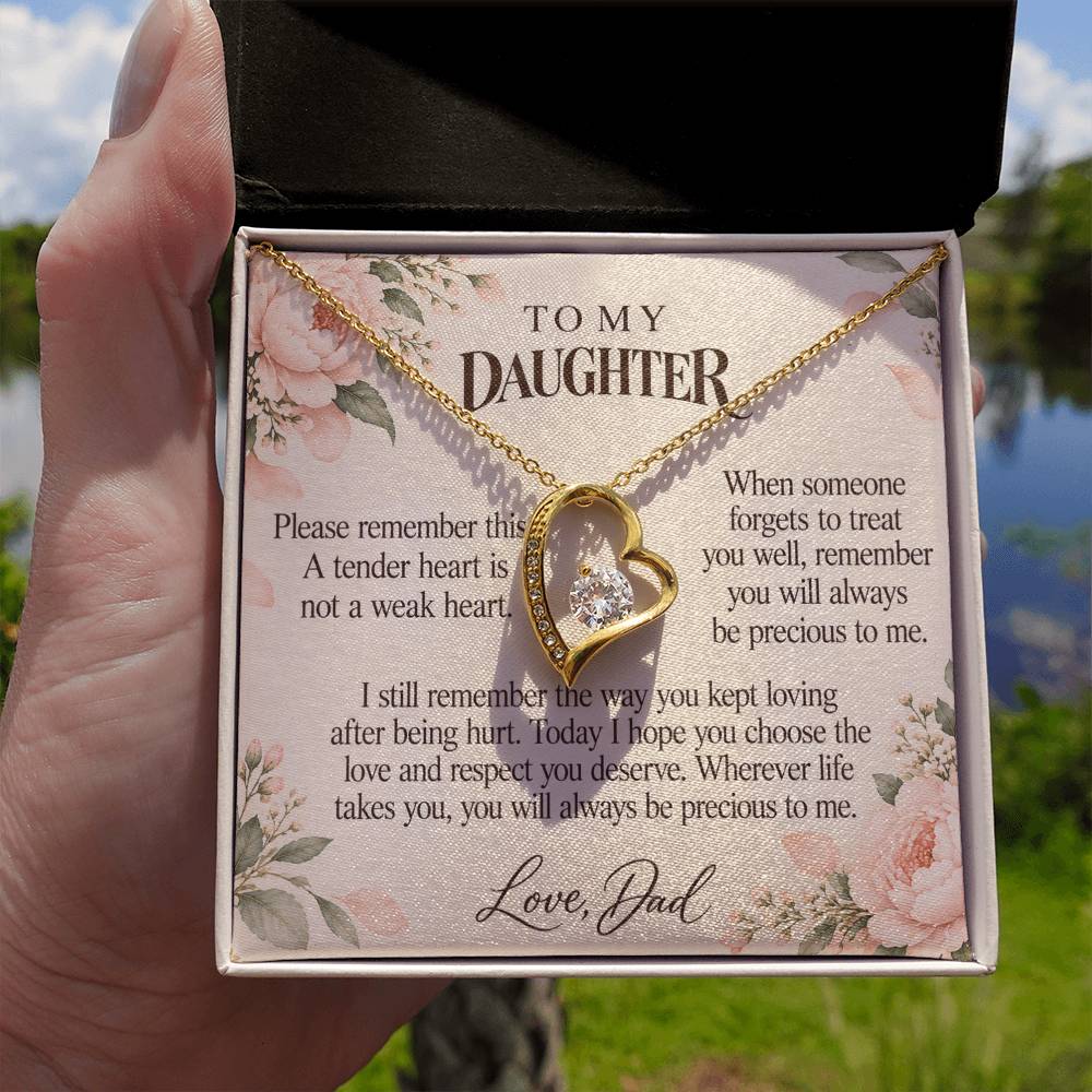 C616 - After The Heartbreak And Quiet Words For Your Hardest Days - Forever Love Necklace
