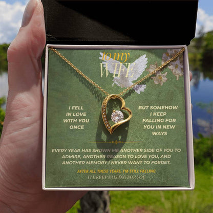 S139 - I’ll Keep Falling For You – Forever Love Necklace From Husband