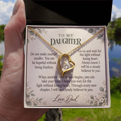 C592 - The Long Distance Hug And A Promise To Carry Into New Chapters - Forever Love Necklace