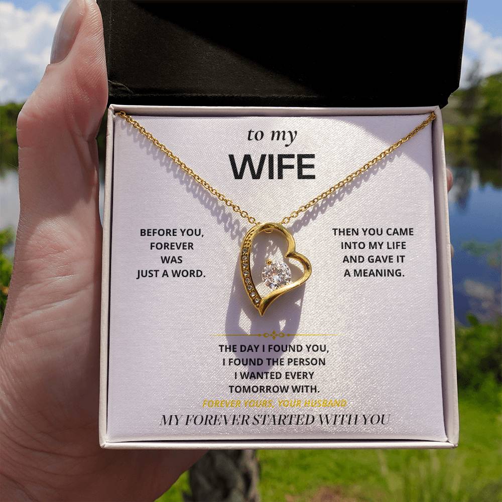 S17 - Forever Started With You – Forever Love Necklace From Husband