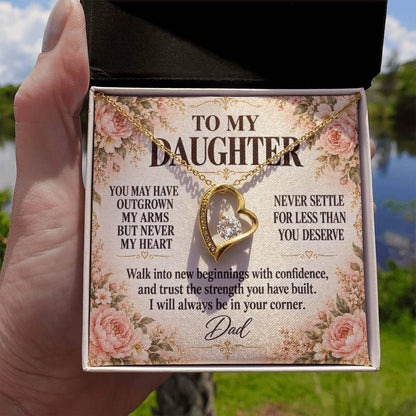 C204 - You Will Forever Be My Little Girl And One Of The Greatest Blessings Of My Life - Forever Love Necklace