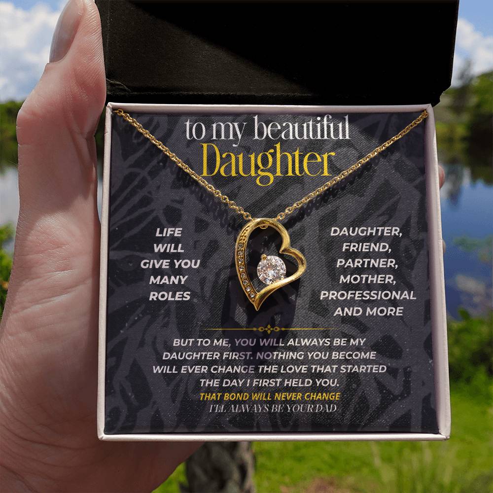 S280 - I’ll Always Be Your Dad Before Anything Else – Forever Love Necklace From Dad