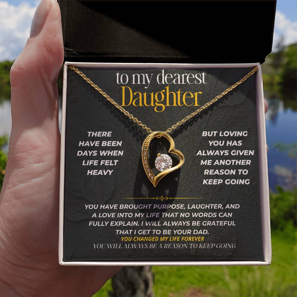 S229 - You Are My Reason To Keep Going – Forever Love Necklace From Dad