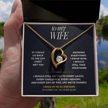S97 - I’d Marry You All Over Again – Forever Love Necklace From Husband