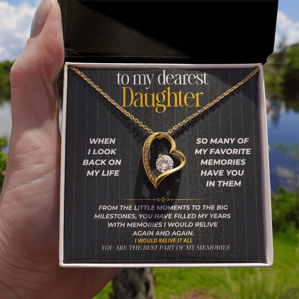 S262 - You Are The Best Part Of My Memories – Forever Love Necklace From Dad