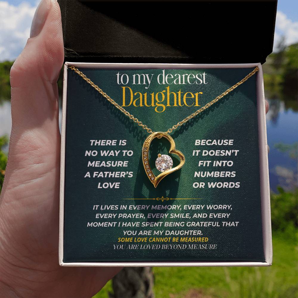 S243 - You Are Loved Beyond Measure – Forever Love Necklace From Dad