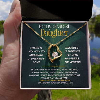 S243 - You Are Loved Beyond Measure – Forever Love Necklace From Dad