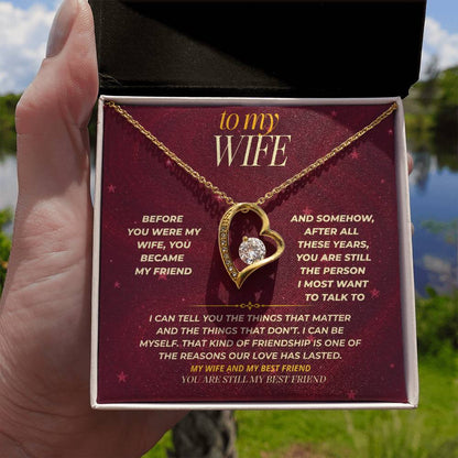 S174 - You Are Still My Best Friend – Forever Love Necklace From Husband