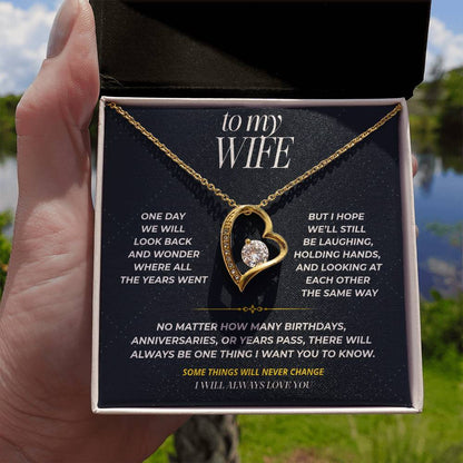 S99 - No Matter How Many Years – Forever Love Necklace From Husband