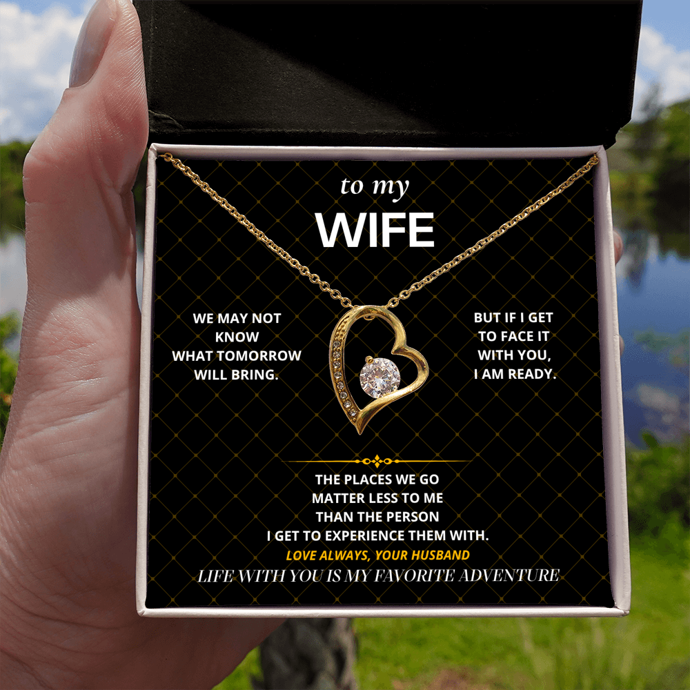 S61 - My Favorite Adventure – Forever Love Necklace From Husband