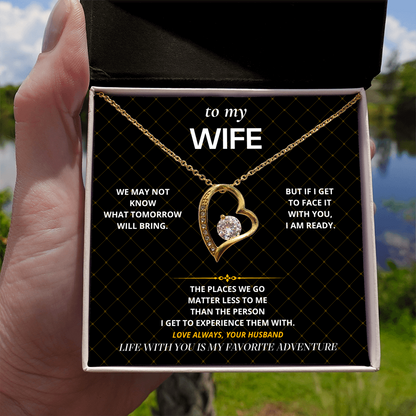 S61 - My Favorite Adventure – Forever Love Necklace From Husband