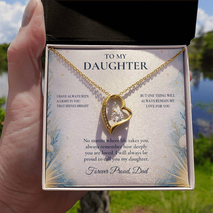 C71 - I Hope You Always See The Light In Yourself That I Have Seen Since The Beginning - Forever Love Necklace