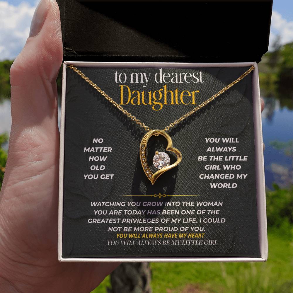 S201 - No Matter How Old You Get – Forever Love Necklace From Dad