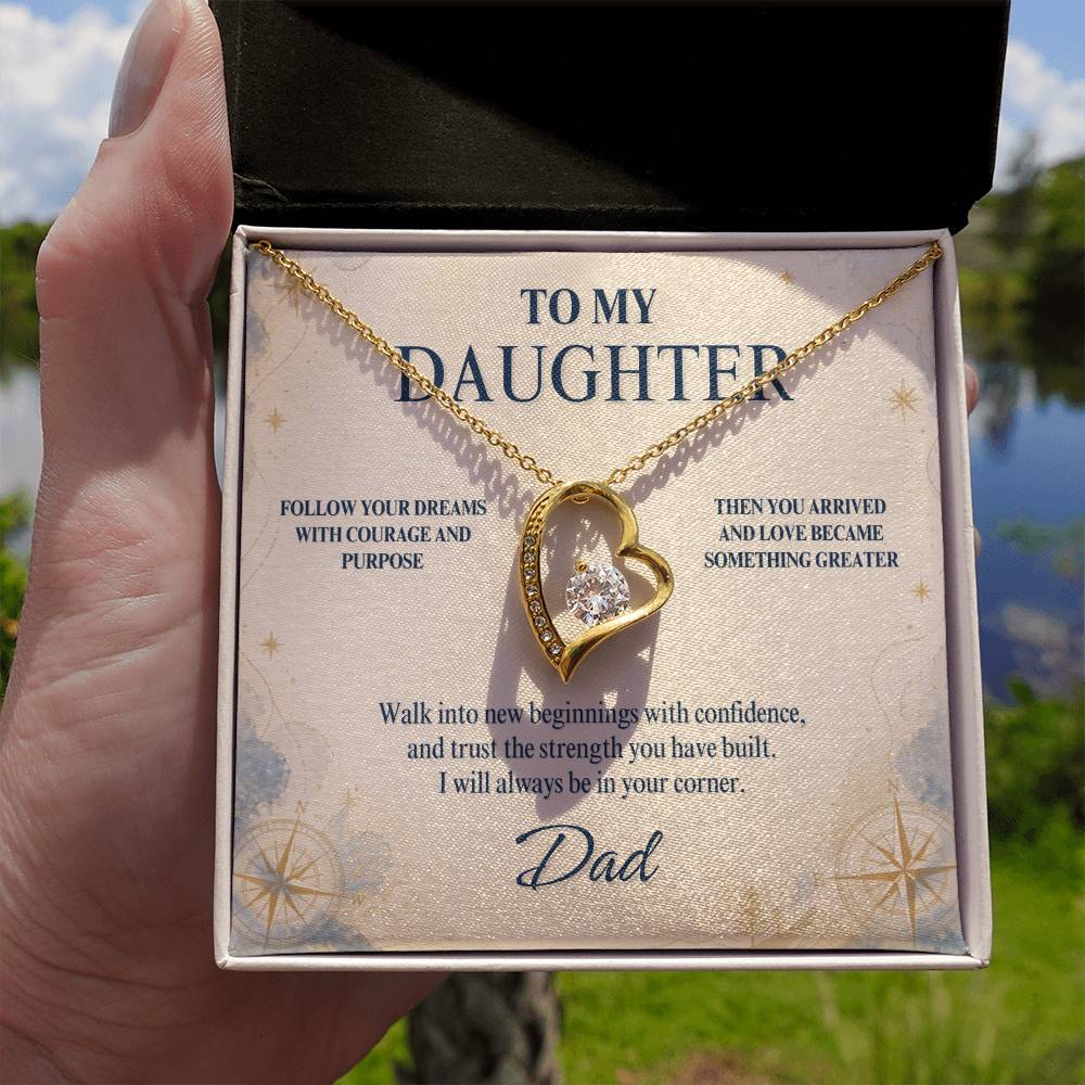 C84 - When You Feel Lost Remember The Love That Raised You Will Always Help Guide You Home - Forever Love Necklace