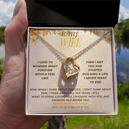 S122 - I Found My Forever In You – Forever Love Necklace From Husband