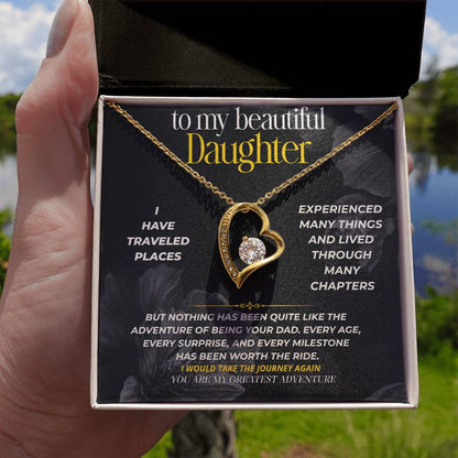 S296 - You Are My Greatest Adventure – Forever Love Necklace From Dad