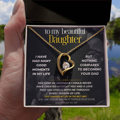 S289 - You Are One Of The Best Things That Ever Happened To Me – Forever Love Necklace From Dad