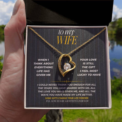 S181 - You Are The Love I’ll Always Be Grateful For – Forever Love Necklace From Husband